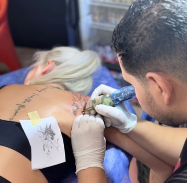 Tattoo services in Hurghada – fine line tattoo”