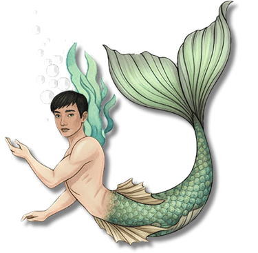 Asian merman