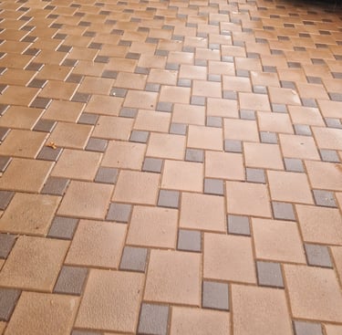 Prim-plan pavaj Antico Modern, detaliu de textură