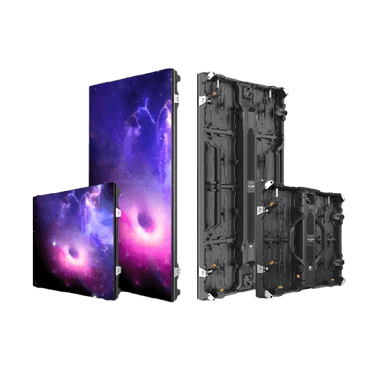 a group of three large screen tvs