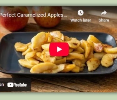 Caramelized apples recipe