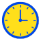 Ícono de reloj, representando atención rápida en menos de 24h en Xianna Studio