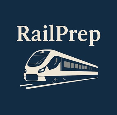 RailPrep logo - UK train driver psychometric tests and interview