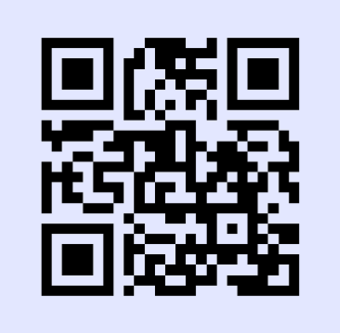 a qr coder with a black and white background