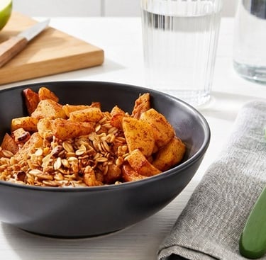 Come fare il crumble di mele per colazione