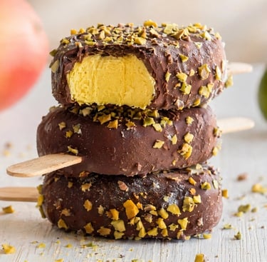 Ricette per Spuntini | Gelato Mango e Yogurt con Guscio Croccante