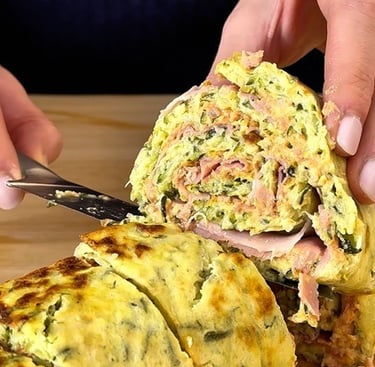 Come fare un rotolo di zucchine per pranzo