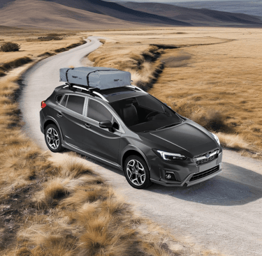 tente de toit replié thule