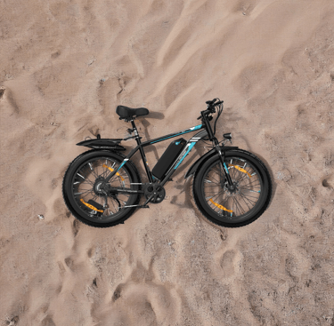 Vélo eléctrique à grosse roue pour voyager