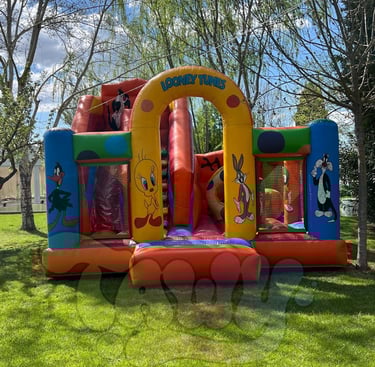 Castillo hinchable para alquiler en Madrid y Toledo