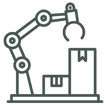 precio de brazo robótico industrial con manipulacion de piezas metálicas