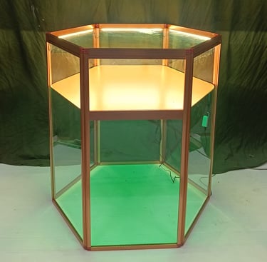 Stylish and folding Hexagonal jewellery counter