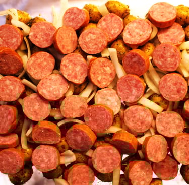 kielbasa ready to cook