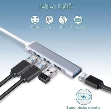 Adaptador Multidivisor de 4 Portas Para Macbook Pro PC Laptop