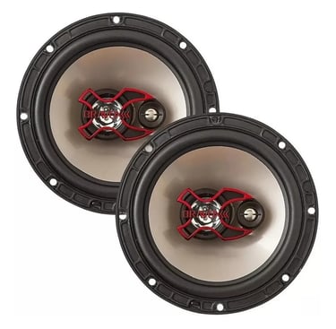 Auto Falante Triaxial Bravox B3X60 X 6 Preto-Prata