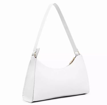 Bolsa Feminina Alça Transversal Pequena Básica de Ombro Couro Sintético