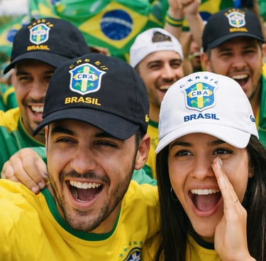 Boné Seleção Brasileira Masculino Feminino Copa 2026