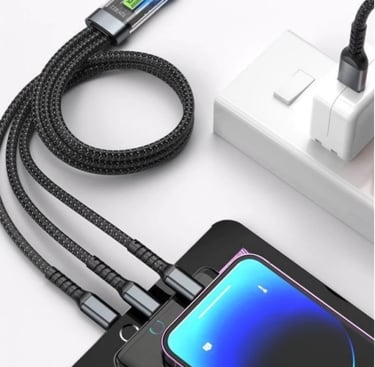 Cabo De Carregamento 3 em 1