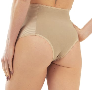 Calcinha Cós Alto Cinta Modeladora Reduz Medidas Pós Parto