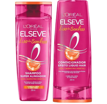 KIT ELSEVE SH + COND SUPER ALINHADOR LISO DOS SONHOS LORÉAL