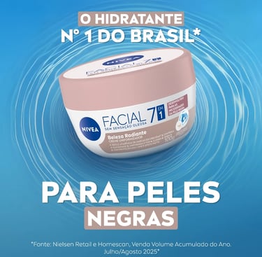 NIVEA Hidratante Facial Beleza Radiante 7 em 1 100g