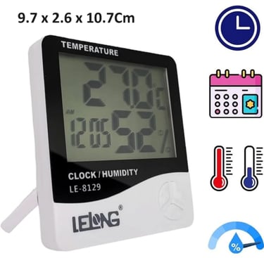 Termômetro Eletrônico Digital 9.7 x 2.6 x 10.7Cm