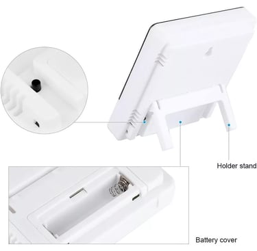 Termômetro Eletrônico Digital 9.7 x 2.6 x 10.7Cm