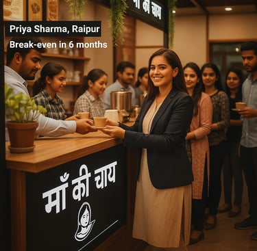 Maa Ki Chai franchise startup investment success stories