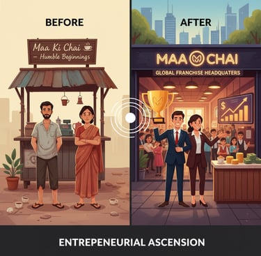Maa Ki Chai franchise startup investment success stories