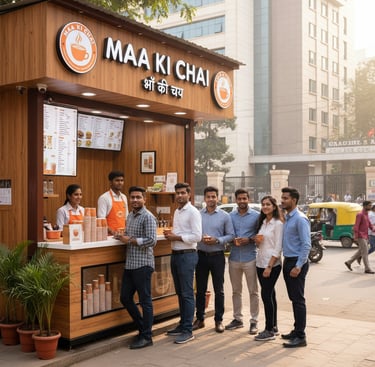 Maa Ki Chai franchise startup investment breakdown 1.5 lakh low cost tea business