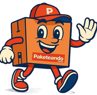 Mascota Paketin de Paketeando, servicio de recepción de paquetes en Miami para compras online