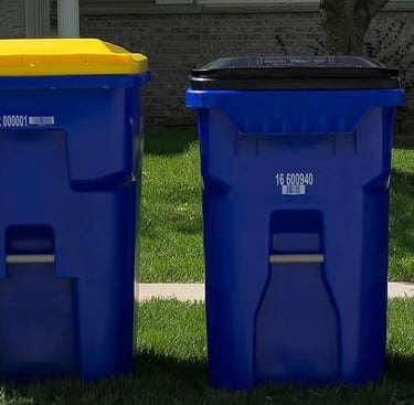 Trash bins