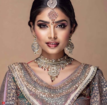 a woman with a special occasion makeover