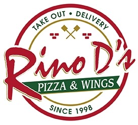 Rino D's Pizza and WIngs logo