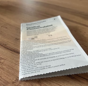 Carte Grise pour VASP