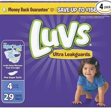 Luvs Ultra Leakguards – Best for Overnight Protection