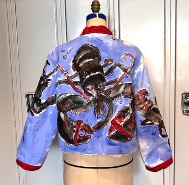 "Lobster Jacket" - Acrylic on Duck Canvas