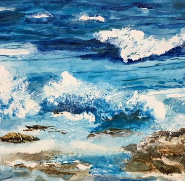 CBM Art_Blue Waves Crashing