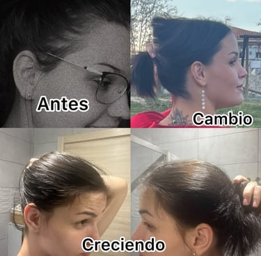 Proceso de crecimiento del cabello