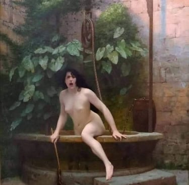 La Verità che esce dal pozzo di Jean-Lèon Gèrome