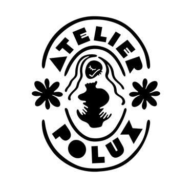 Atelier Polux logo showing a lady holding a vase
