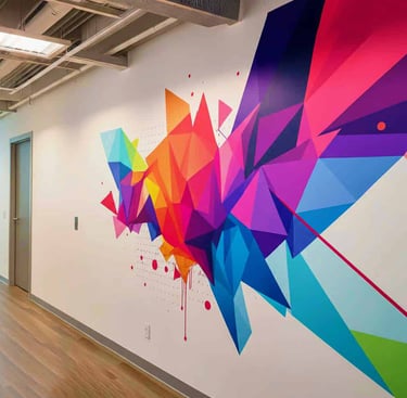 Commercial wall printing