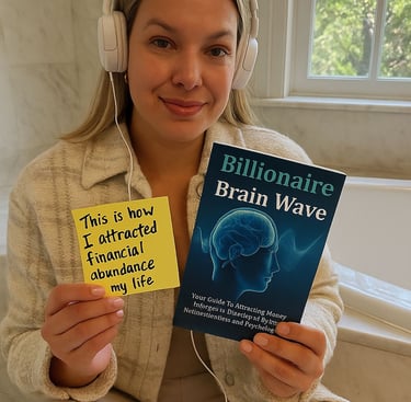 Influencer promoting billionaire brain wave