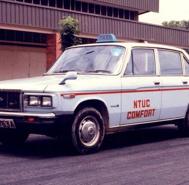 Singapore 1970's NTUC taxi