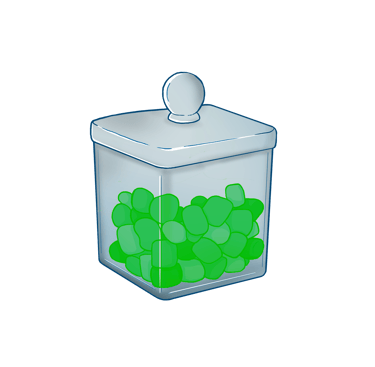 Eden the game of life Celestial extension Green jar