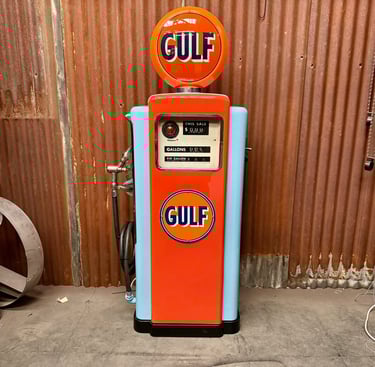 Gulf Wayne Gasoline Pump,1948 Gulf Wayne Gasoline Pump,