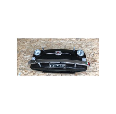 Table Fiat 500 Black: Vintage decoration,