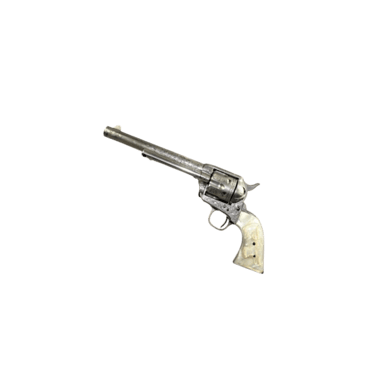 Antique silver pistol. 
