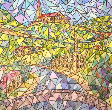 Mossley - whimsical wall art uk