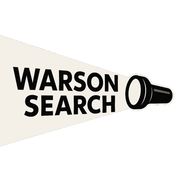 Warson search logo in footer